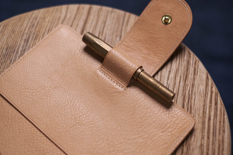 Organiseur de bagues en cuir galet naturel Personal/A6