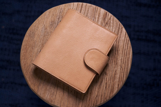Organiseur de bagues en cuir galet naturel Personal/A6