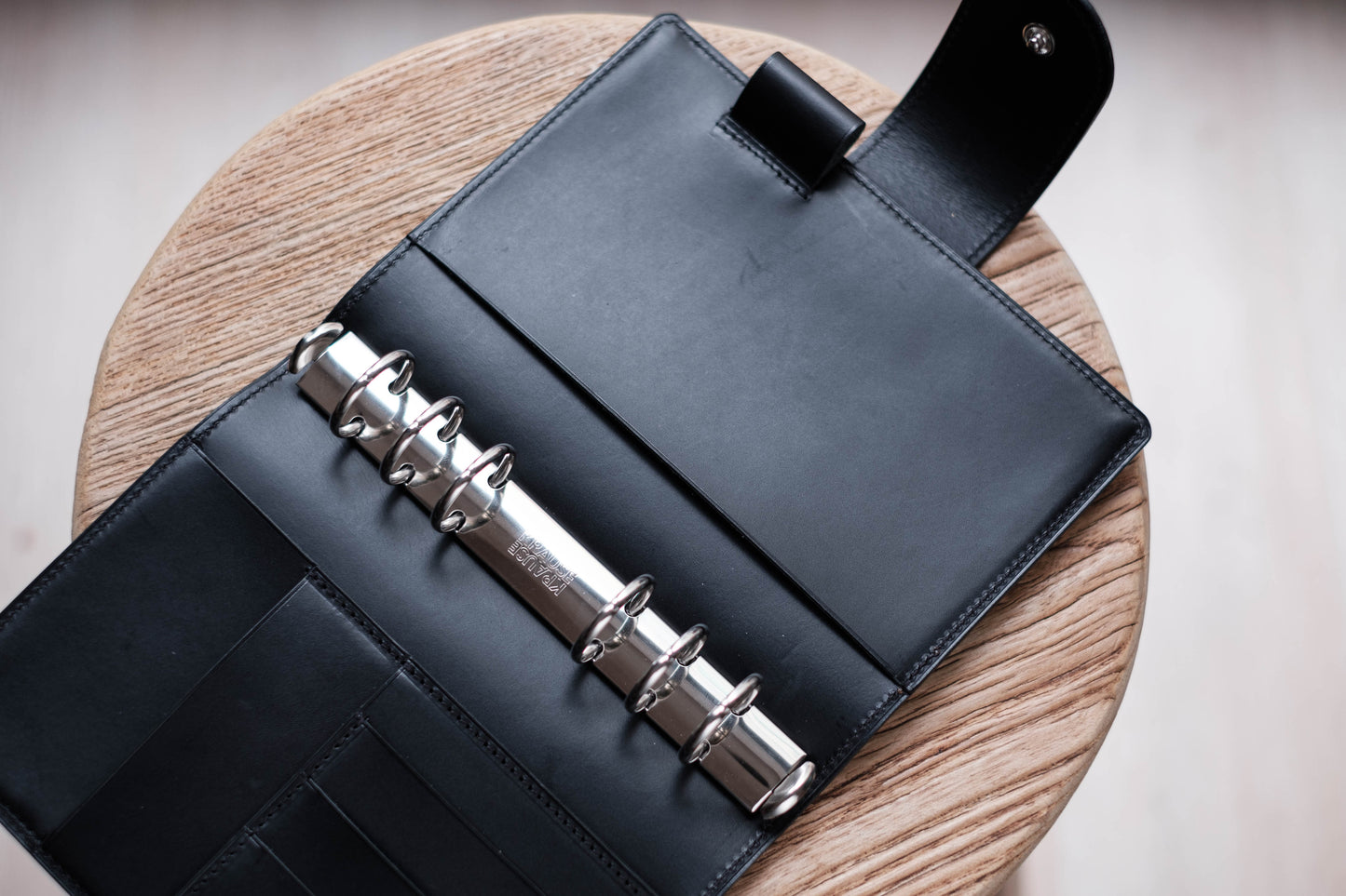 Personal Leather Ring Organizer with Krause rings (New Layout)