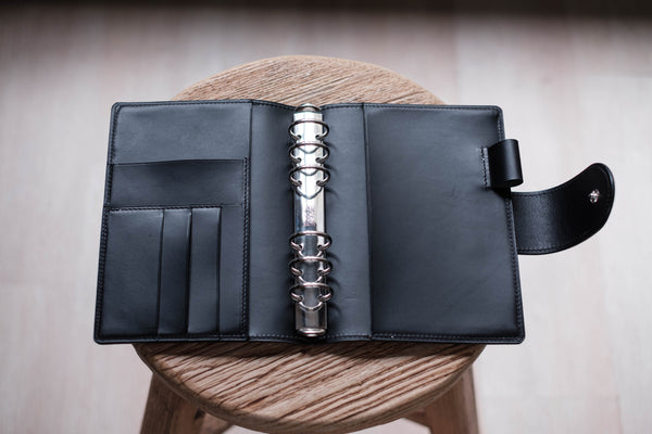 Personal Leather Ring Organizer with Krause rings (New Layout)