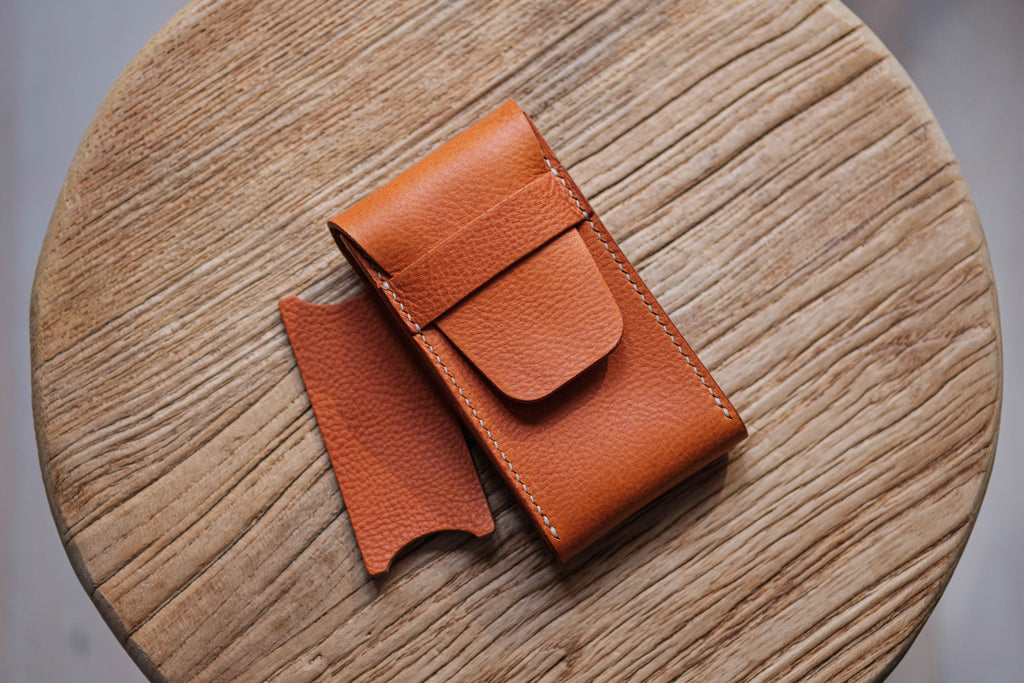 Leather Watch Pouch for 3 watches - Dark Brown / Chocolate – Cosma Design  Company