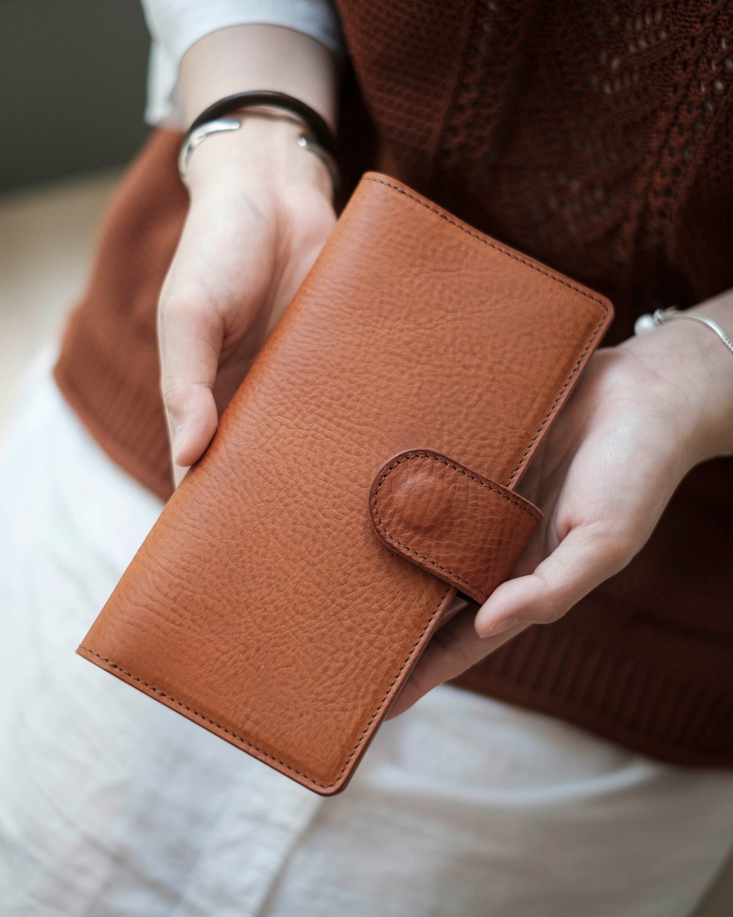 6 FARBEN - The Weeks Wallet aus genarbtem Leder