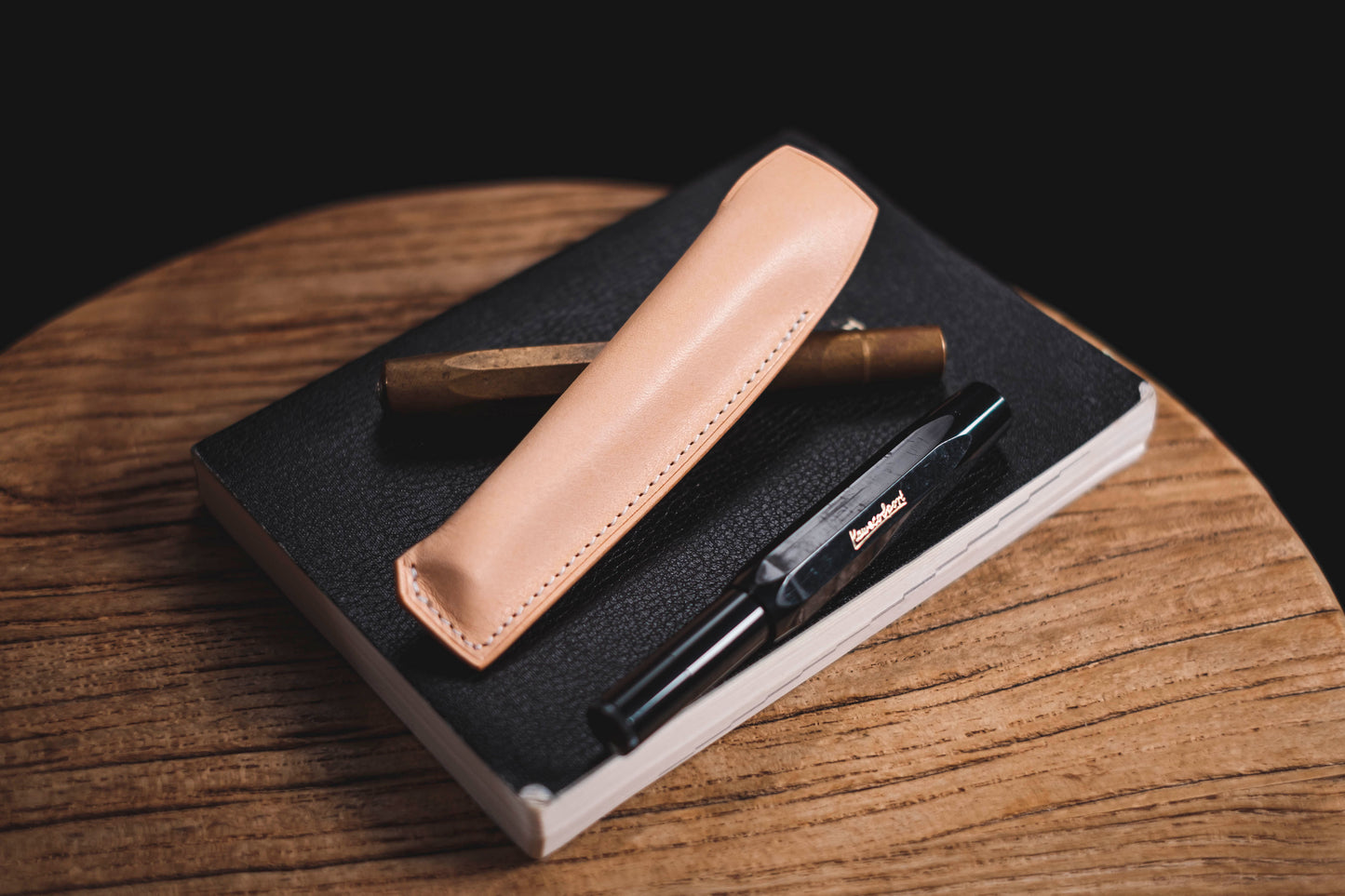 Étui à stylo Kaweco Sport en cuir naturel