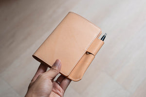 Natural Leather Field Notes Interlocking Cover