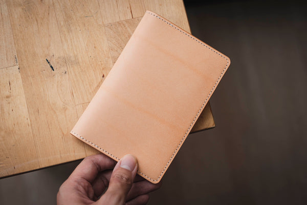 Natural Leather Field Notes Wallet