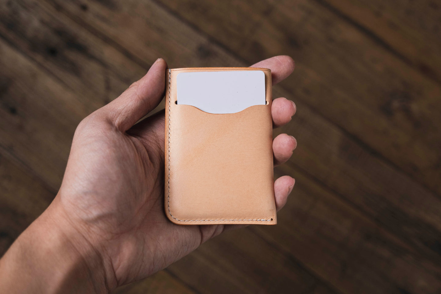 Buttero Leather Minimalist Card Wallet | 13 Colors