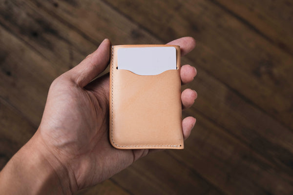 13 COLORS - Buttero Leather Minimalist Wallet