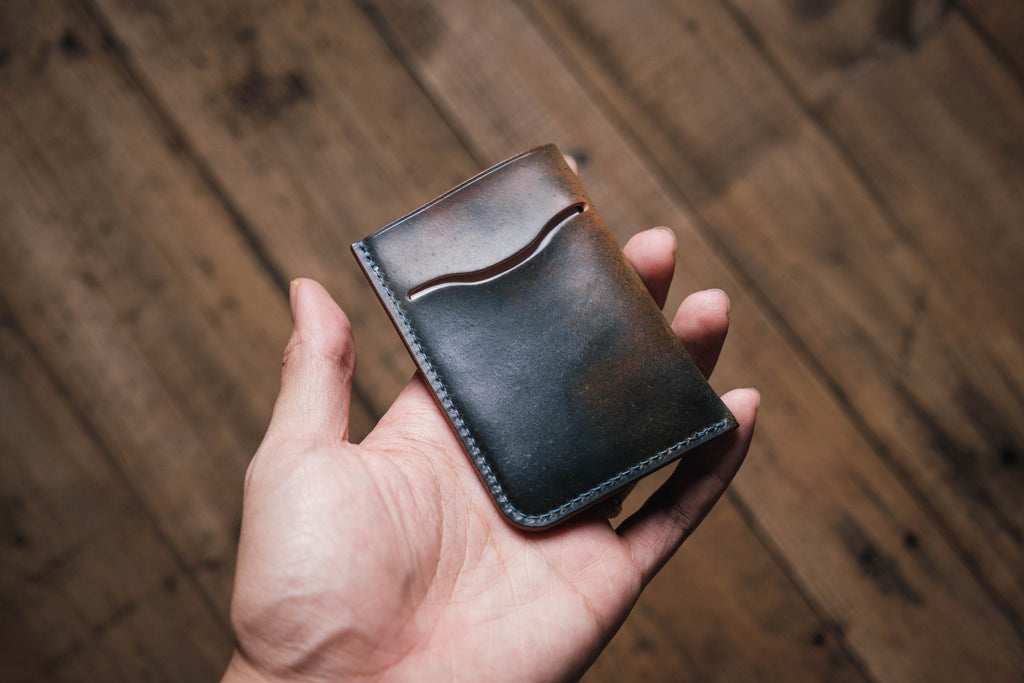 Cordovan Leather Slim Wallet