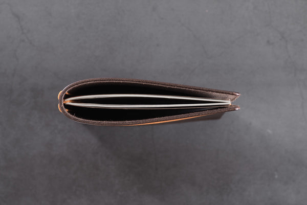 Buttero Leather Traveler's Notebook Cover - top view with one notebook inside