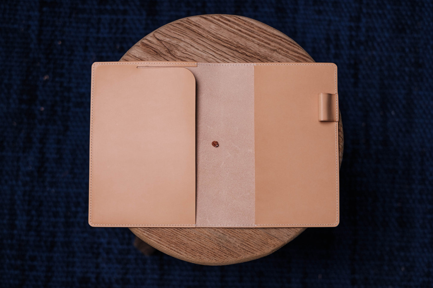 13 COLORS - B6/Stalogy Buttero Leather Cover with Elastic Closure
