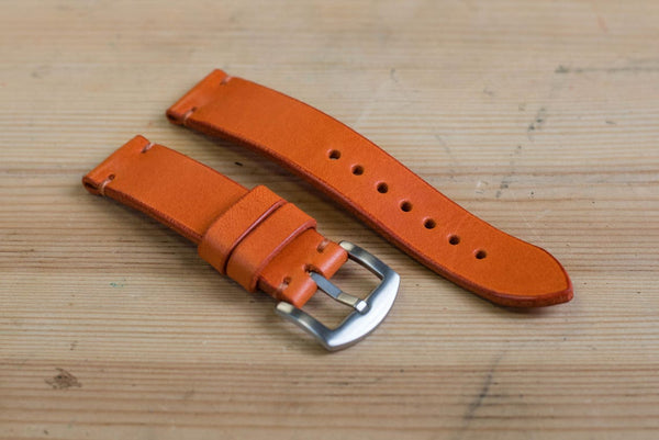 13 COLORS - Buttero Leather Minimalist Watch Strap