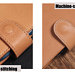 12 COLORS - A6/Hobonichi/Midori MD Green Buttero Leather Elastic Closure Notebook Cover
