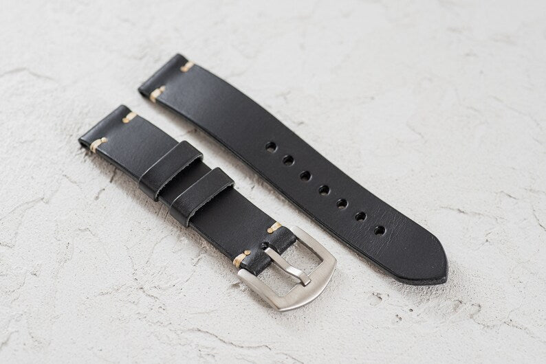 13 FARBEN - Buttero Leder Minimalistisches Uhrenarmband 