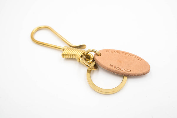 Lost & Found Solid Brass Hook Key Holder