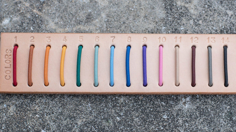 6 COLORS - B6/Stalogy Elastic Closure Pebbled Leather Notebook Cover
