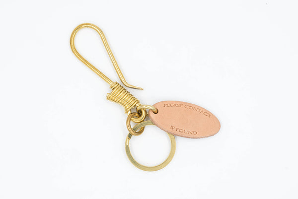 Lost & Found Solid Brass Hook Key Holder