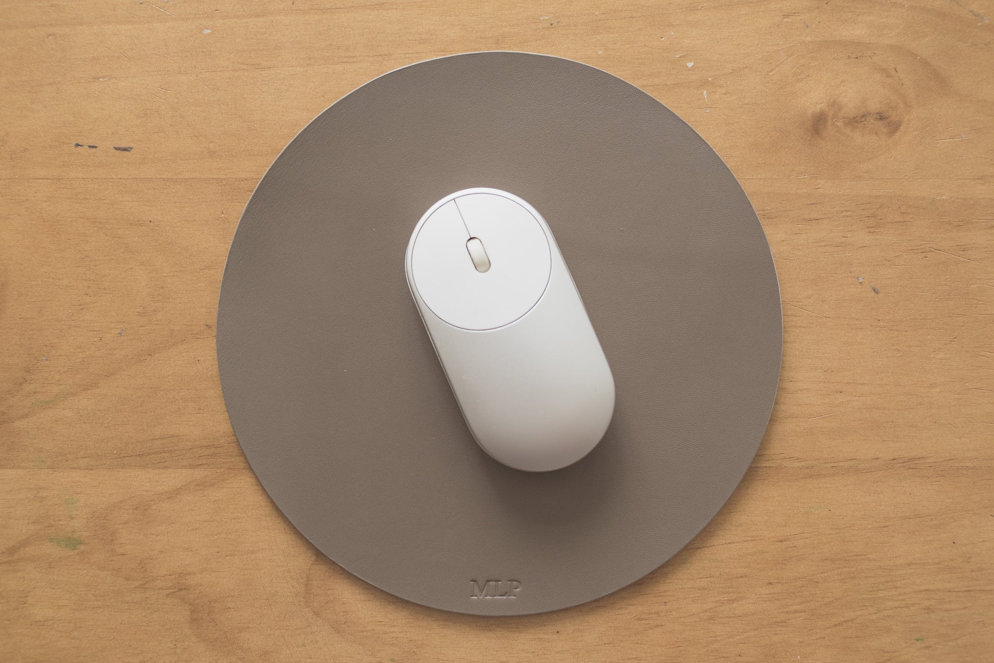 grey mouse pad