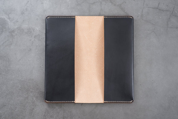 Black Minimalist Hobonichi Weeks (Mega) Leather Cover