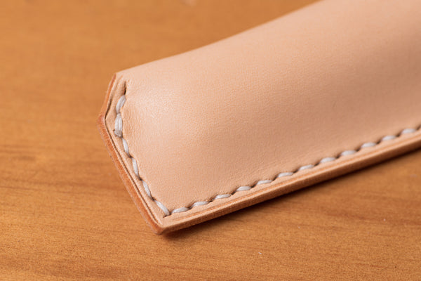 Natural Leather Full-sized Pen Sleeve