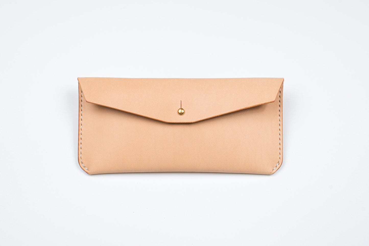 Étui à stylos / pochette utilitaire en cuir naturel